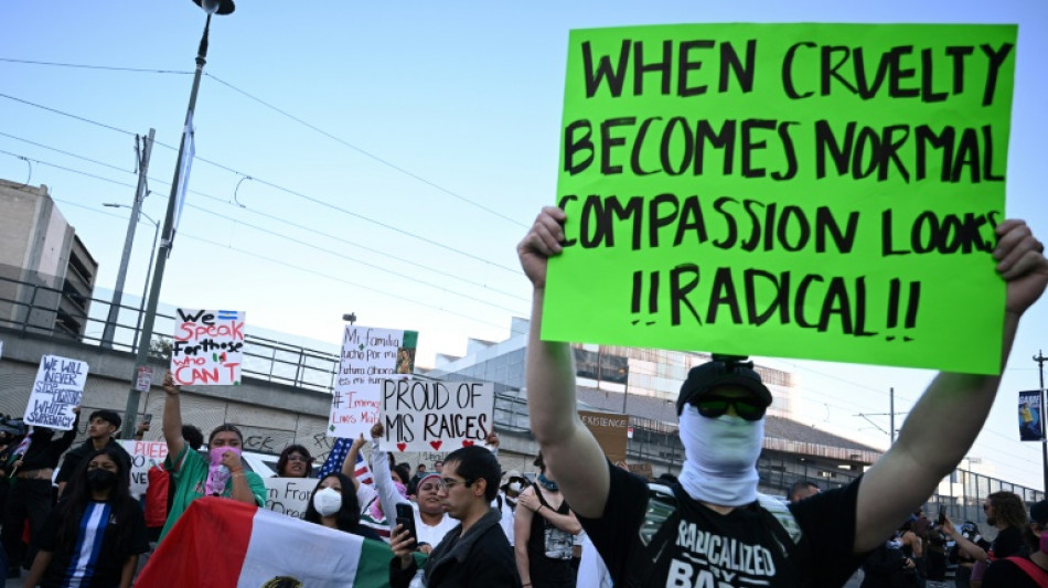 Adversarios de EEUU fomentan la desinformaci&oacute;n sobre las protestas en Los &Aacute;ngeles