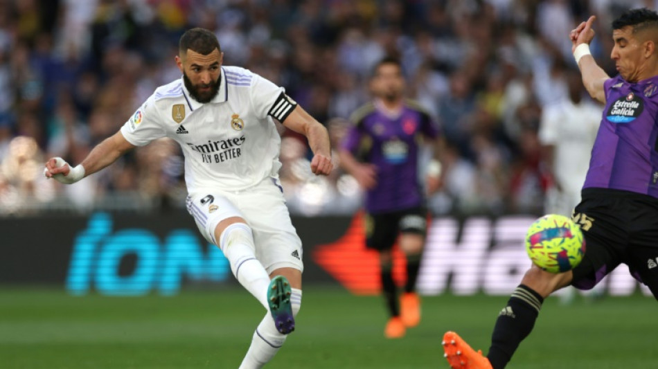 Benzema nets seven-minute hat-trick as Madrid thrash Valladolid