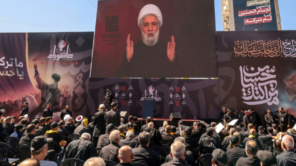 Hezbollah chief says won't surrender under Israeli threats