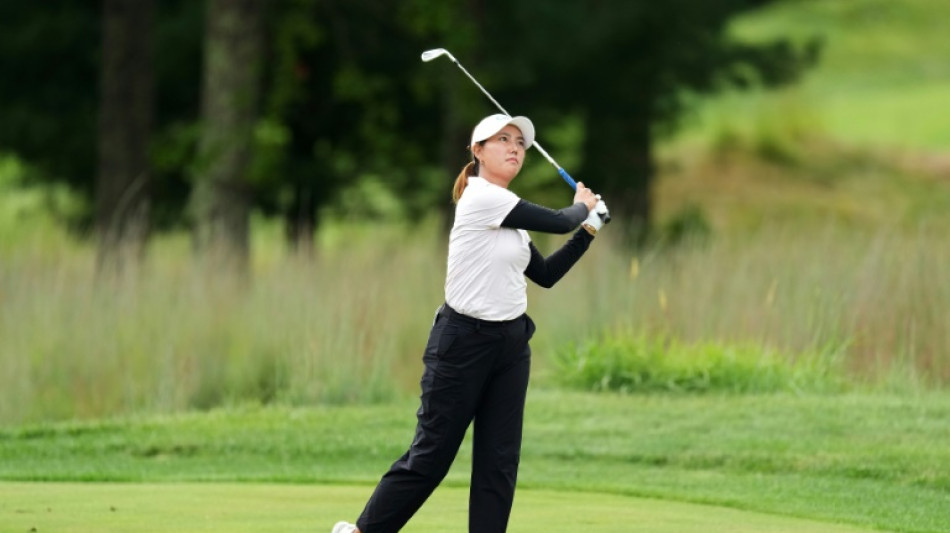 Chinese rookie Wang grabs LPGA lead at storm-hit TPC Boston