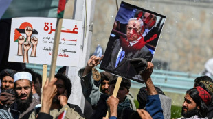 Miles de afganos se manifiestan por Gaza tras el llamado de los talibanes