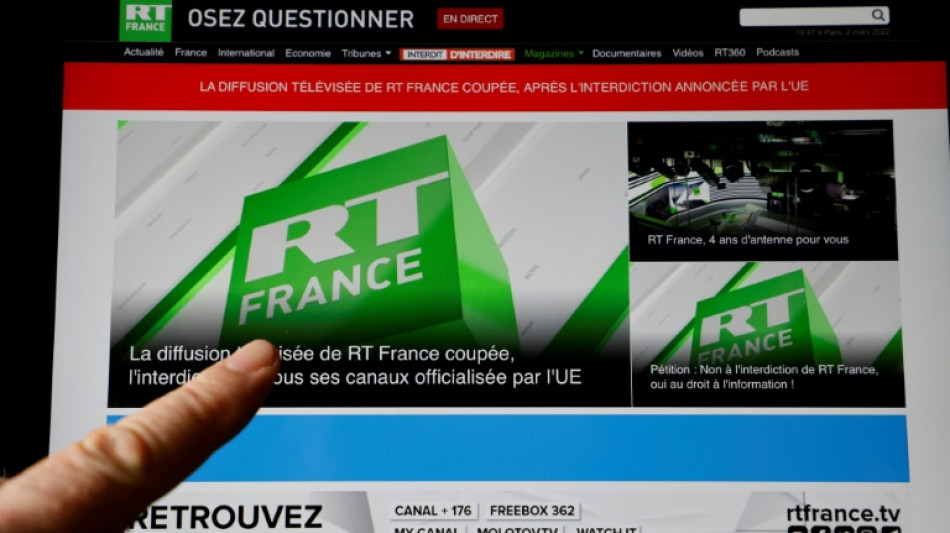 Moscou promet de riposter &agrave; la suspension de RT France, confirm&eacute;e par la justice europ&eacute;enne