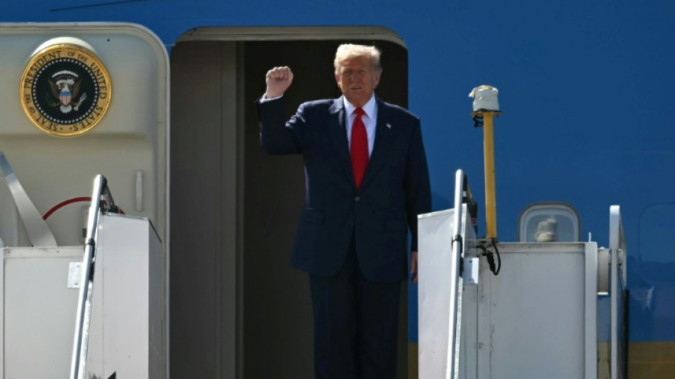 US-Pr&auml;sident Trump landet zum Auftakt seiner Asienreise in Malaysia