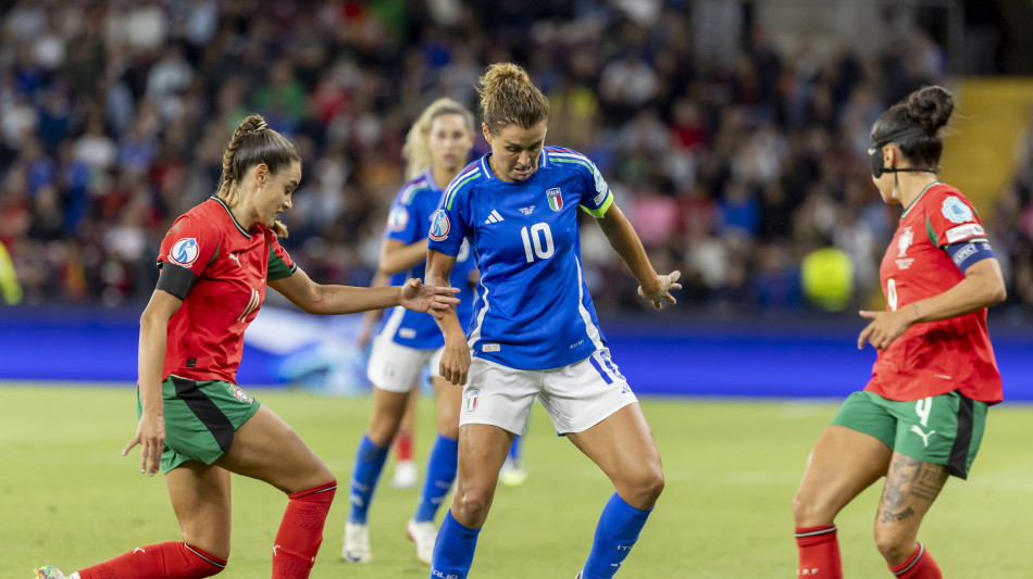 Euro donne: Italia-Portogallo 1-1