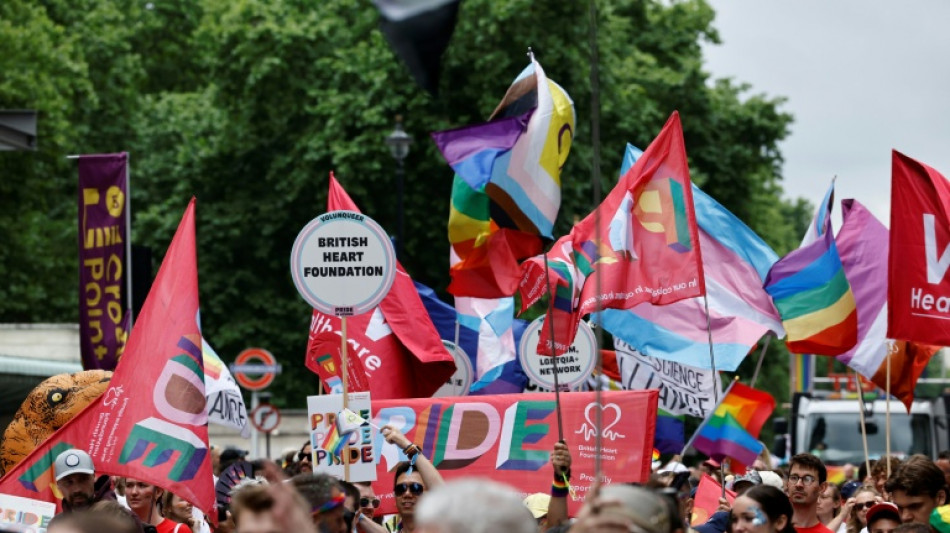 A Londres, une marche des fiert&eacute;s pour d&eacute;fendre une communaut&eacute; trans "bouc &eacute;missaire"