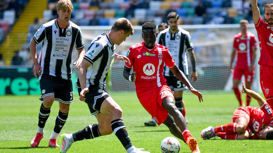 Serie A: Udinese-Monza 1-2