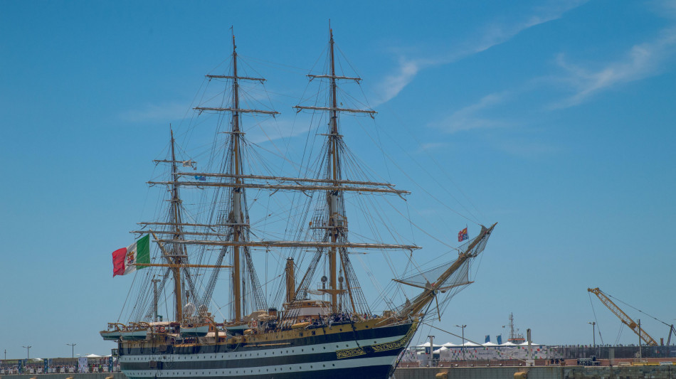 Il Vespucci verso Genova, marted&igrave; la chiusura del Tour Mondiale