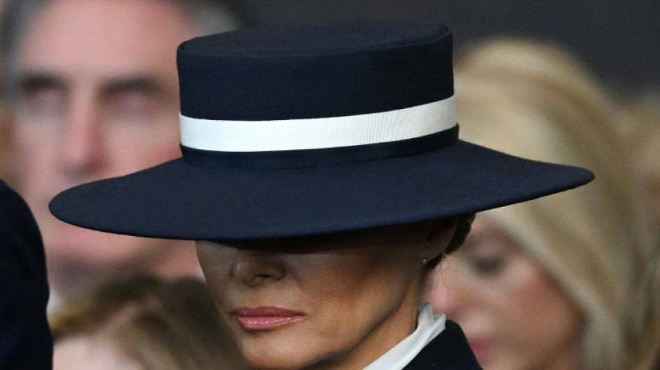 Melania Trump &eacute;nigmatique jusqu'au chapeau