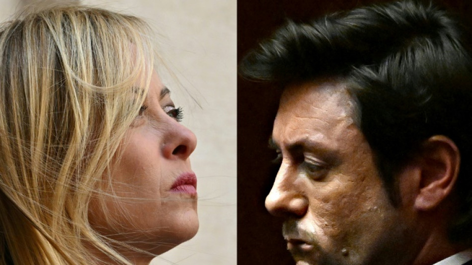 Giorgia Meloni annonce qu'elle se s&eacute;pare de son compagnon journaliste