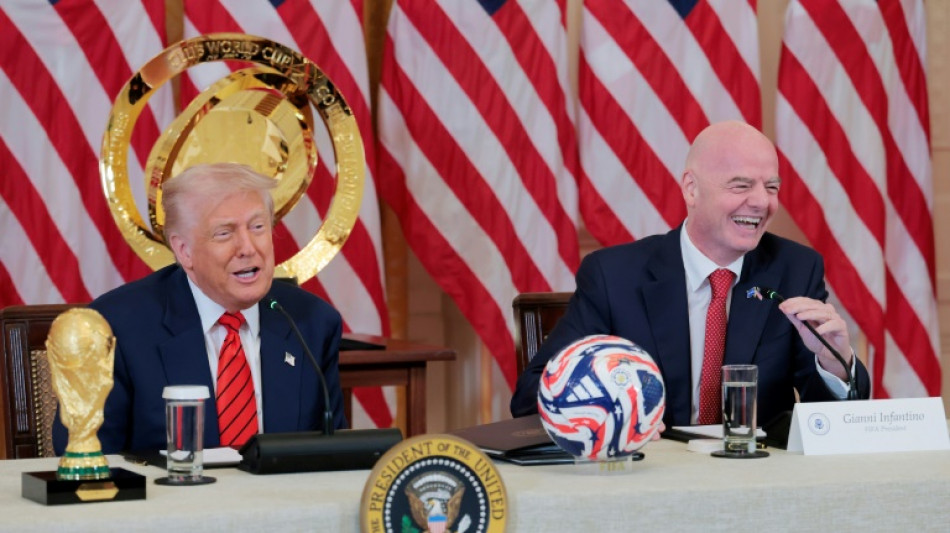 Infantino and Trump -- handshakes, warmth and a mutual interest