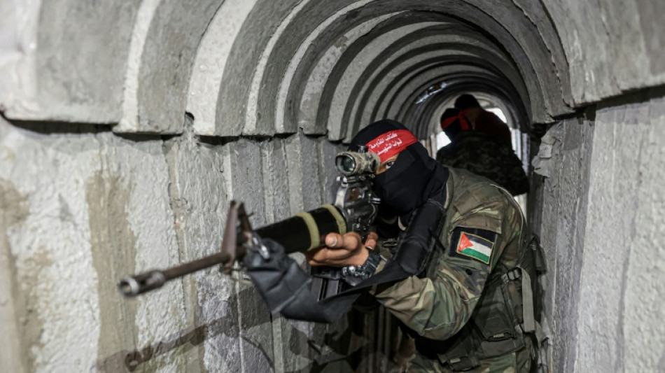 Le "m&eacute;tro de Gaza" : "l'enfer" des tunnels du Hamas
