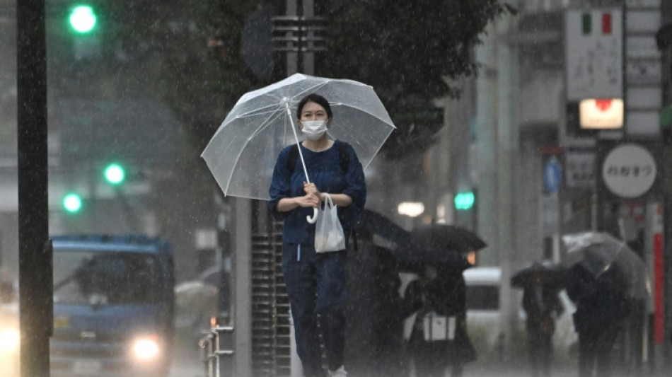 R&eacute;cord de lluvia cerca de Tokio despu&eacute;s de tormenta tropical
