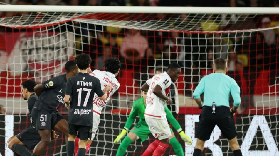 Monaco shock PSG as Minamino scores winner