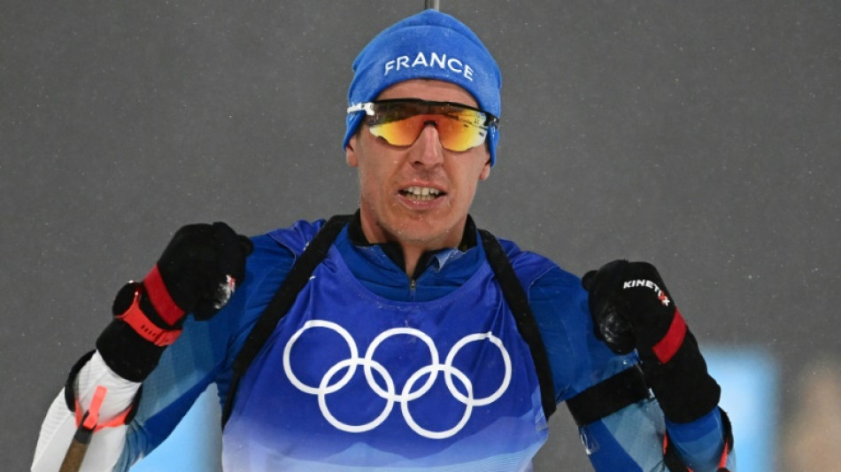 JO-2022: le biathl&egrave;te Quentin Fillon Maillet champion olympique de la poursuite, 10e m&eacute;daille pour la France