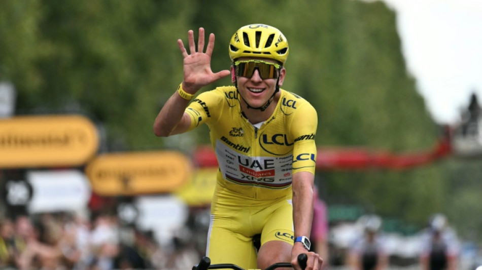 'Incredibly proud' Pogacar wins record-equalling fifth Tour de France