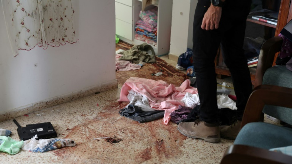 Dans un kibboutz attaqu&eacute; par le Hamas, l'odeur de la mort plane encore
