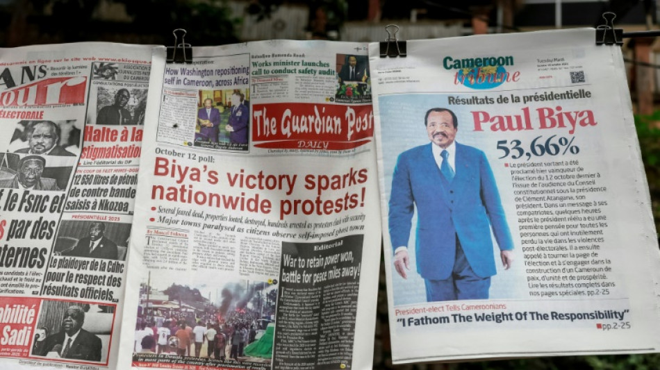 Cameroon's Biya, world's oldest president, sworn in for 8th term