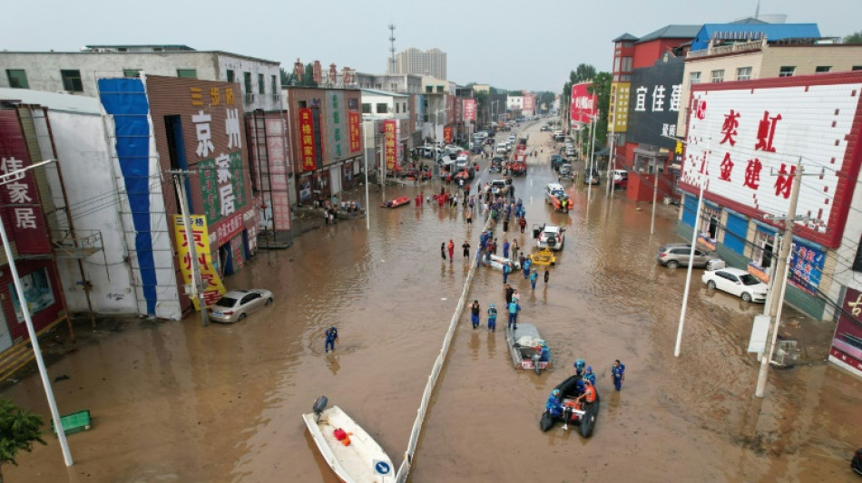 Al menos 30 muertos en inundaciones hist&oacute;ricas en China