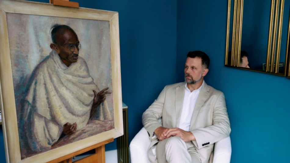 Rare Gandhi portrait smashes estimate to sell for nearly £153,000