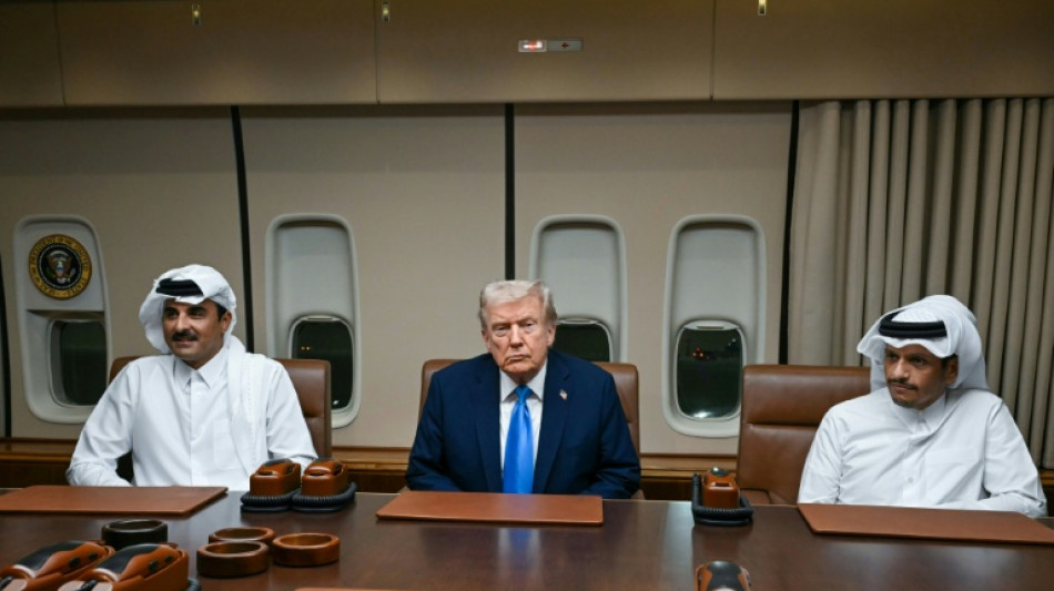 US-Pr&auml;sident Trump trifft bei Zwischenstopp in Katar F&uuml;hrung des Golfemirats