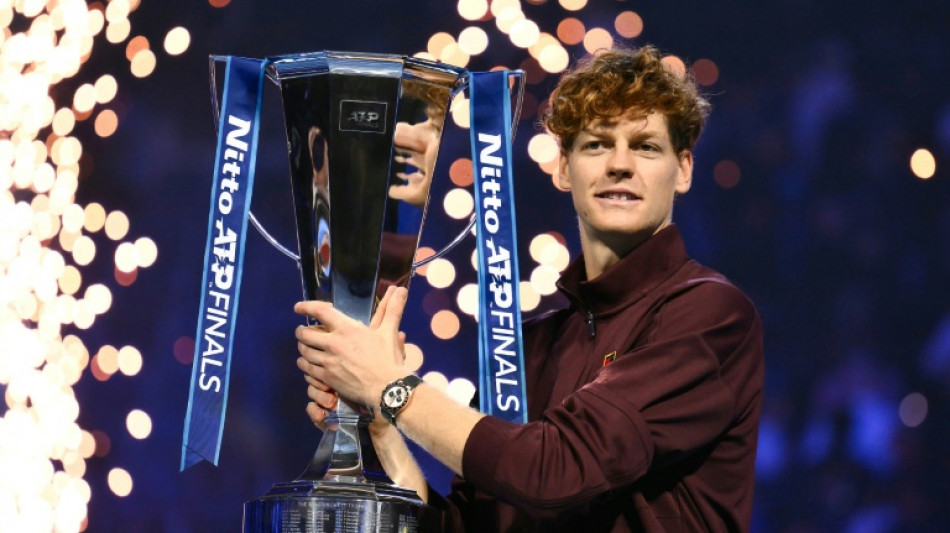 Sinner hails 'amazing' ATP Finals triumph over Alcaraz