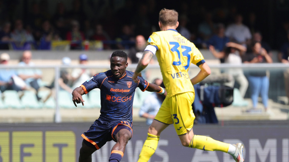 Serie A: Verona-Lecce 1-1