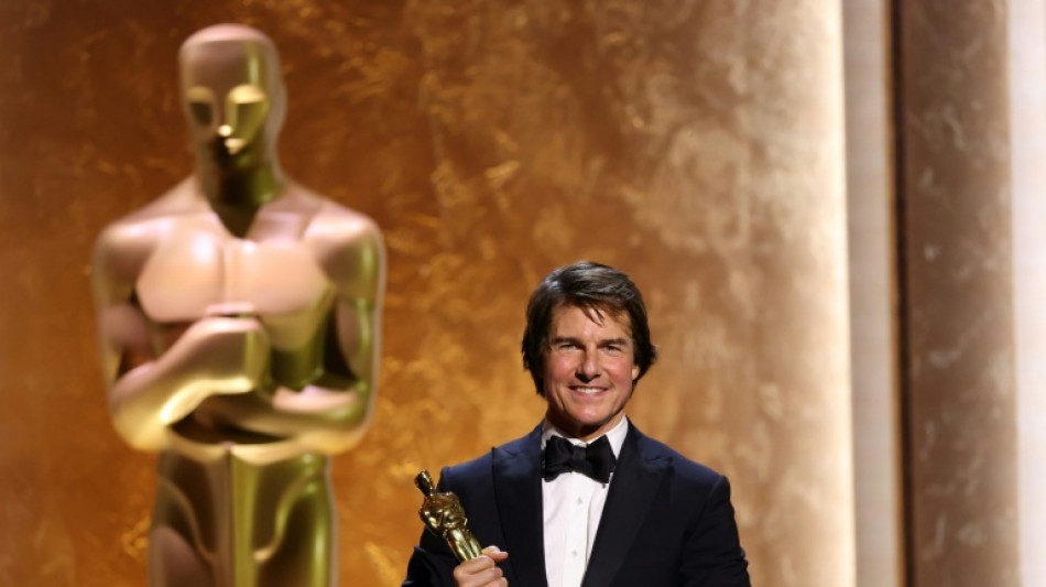 Tom Cruise recibe Óscar honorario por su trayectoria