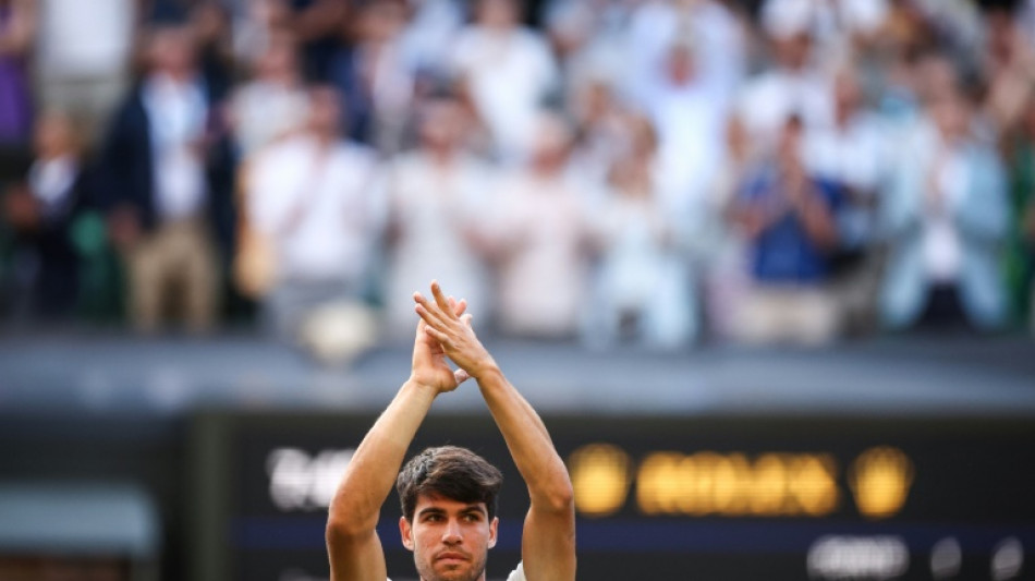 Alcaraz in Wimbledon last 16 as seeds tumble again