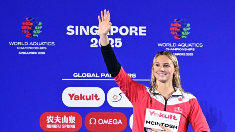 McIntosh wins second Singapore gold, China prodigy Yu fourth