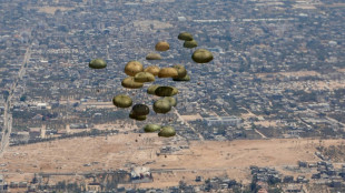 España lanza 12 toneladas de alimentos sobre la Franja de Gaza