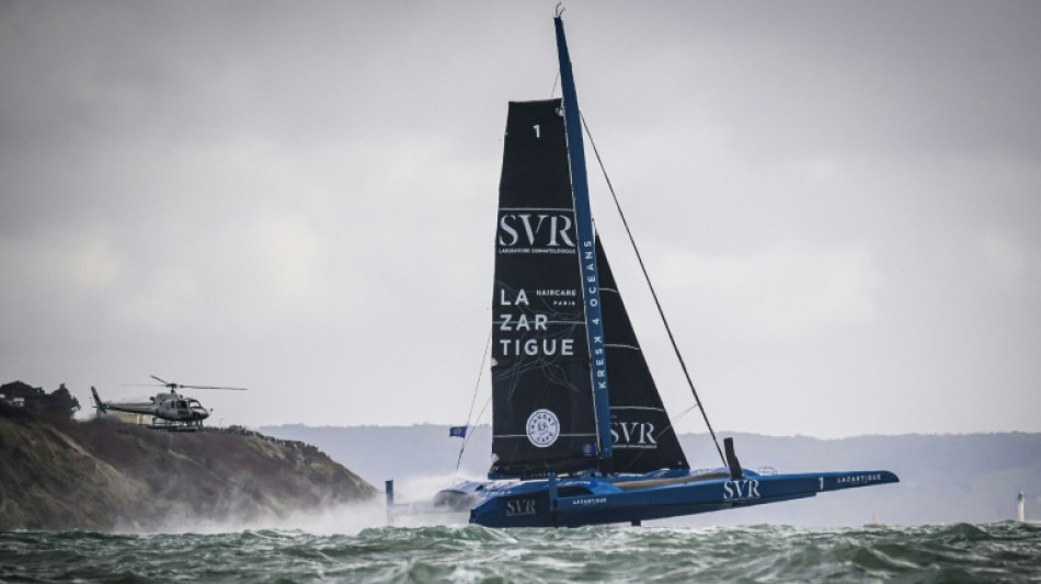 Transat Café L'Or: Tom Laperche et Franck Cammas, paire gagnante à Fort-de-France