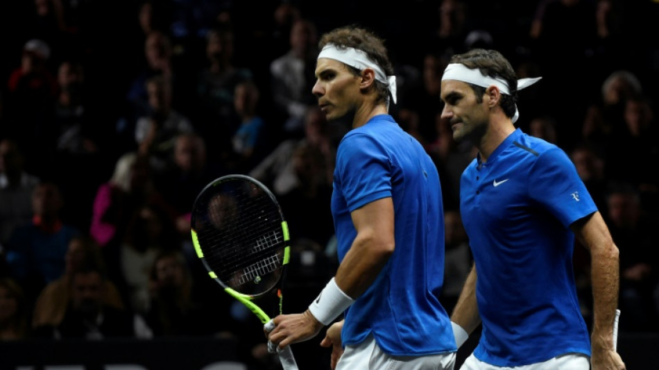 Federer espera que su &uacute;ltimo partido sea un dobles con Nadal
