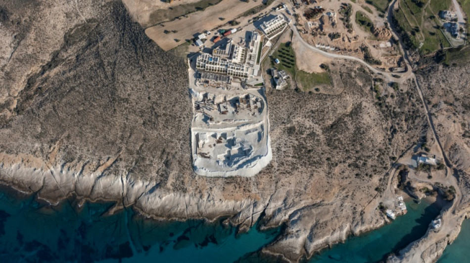 Greece's Cycladic islands swept up in concrete fever
