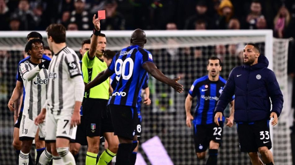 Lukaku snatches late draw for Inter in fiery cup clash at Juve