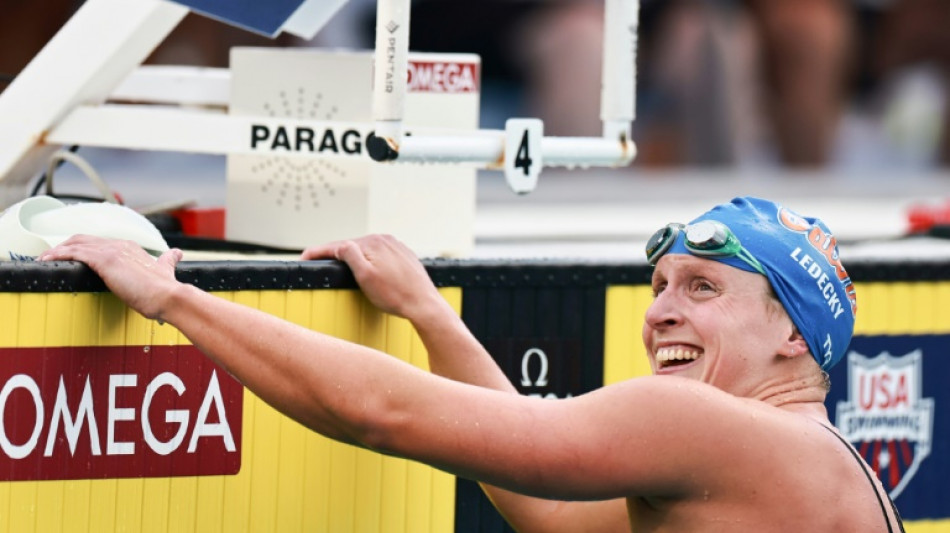 Ledecky wins 800m crown as US swim championships begin