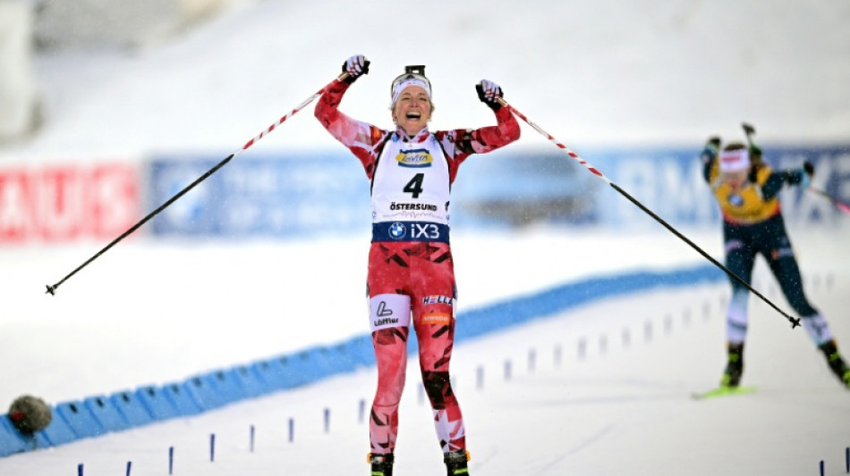 Biathlon: Fillon Maillet brille dans la poursuite d'Ostersund, Bened 4e