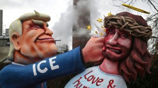 German carnival revellers take swipes at Putin, Trump, Epstein